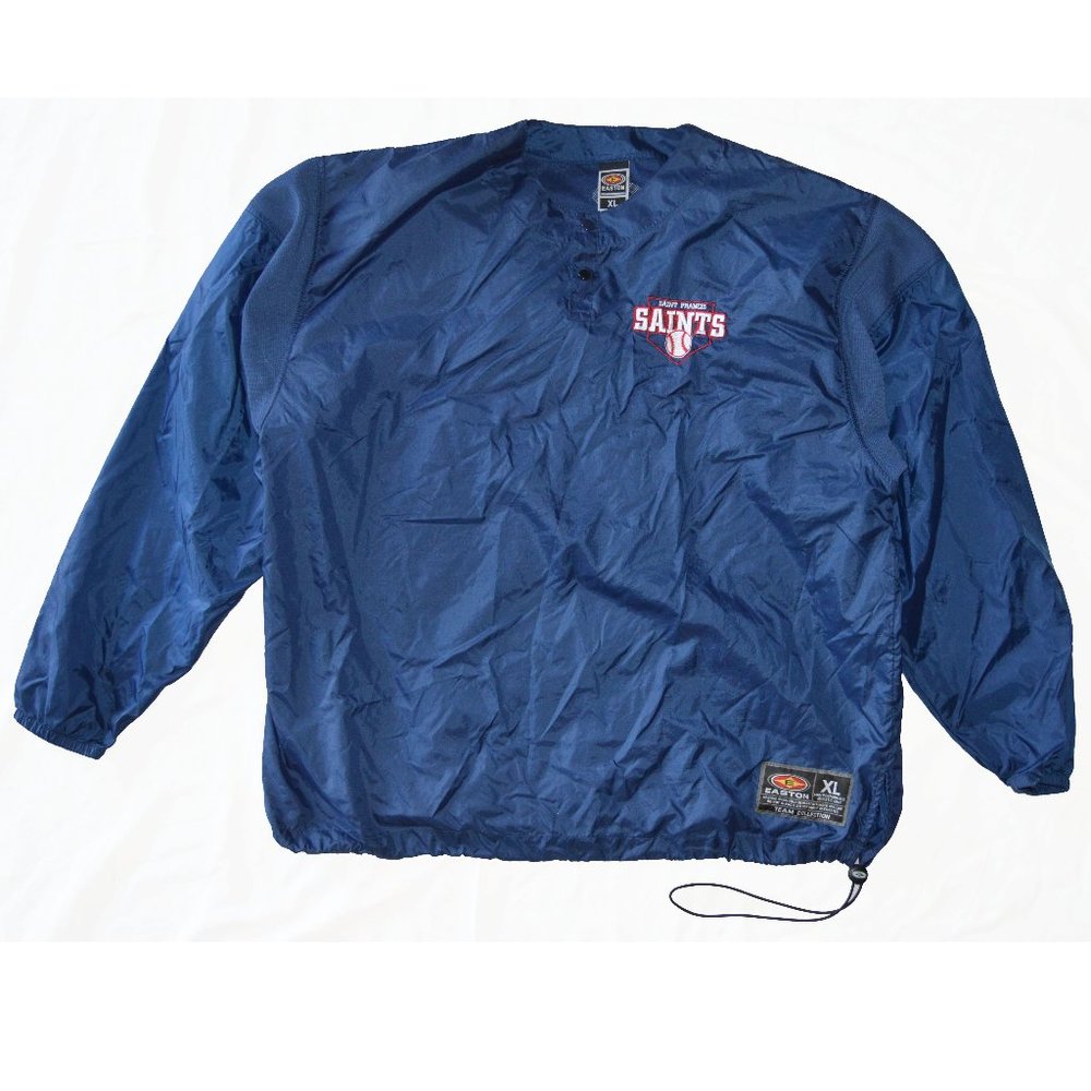 Easton St. Francis Saints Baseball Navy Windbreaker Wind Jacket Mens XL